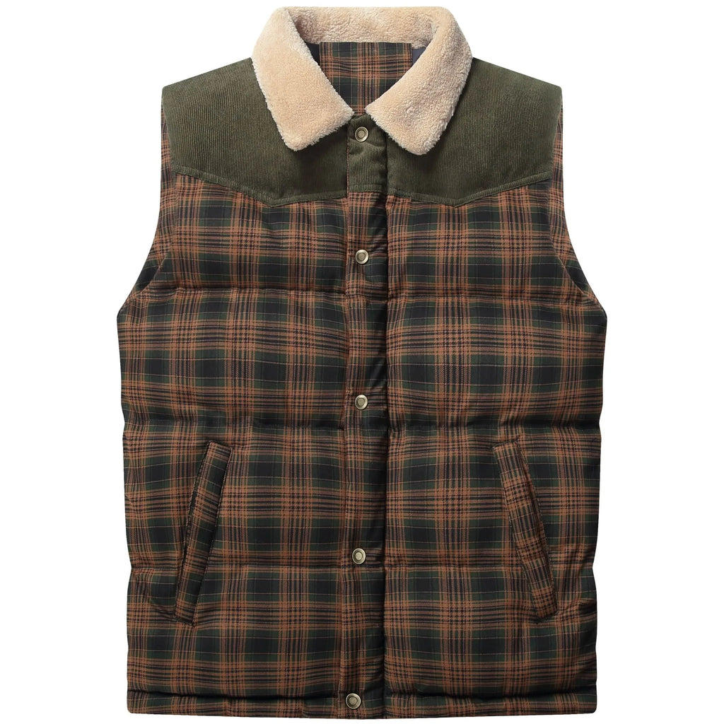 Men's Gilet in Plaid