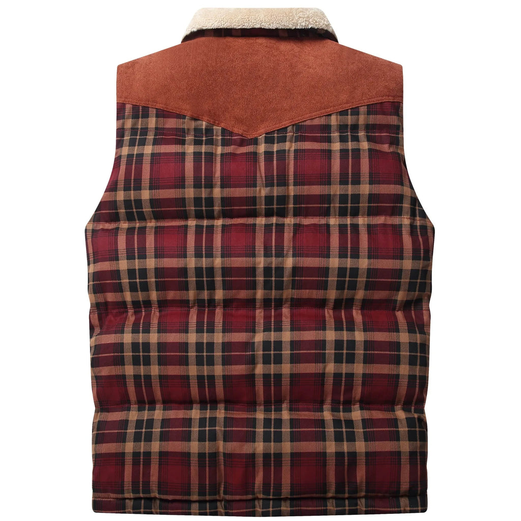 Men's Gilet in Plaid