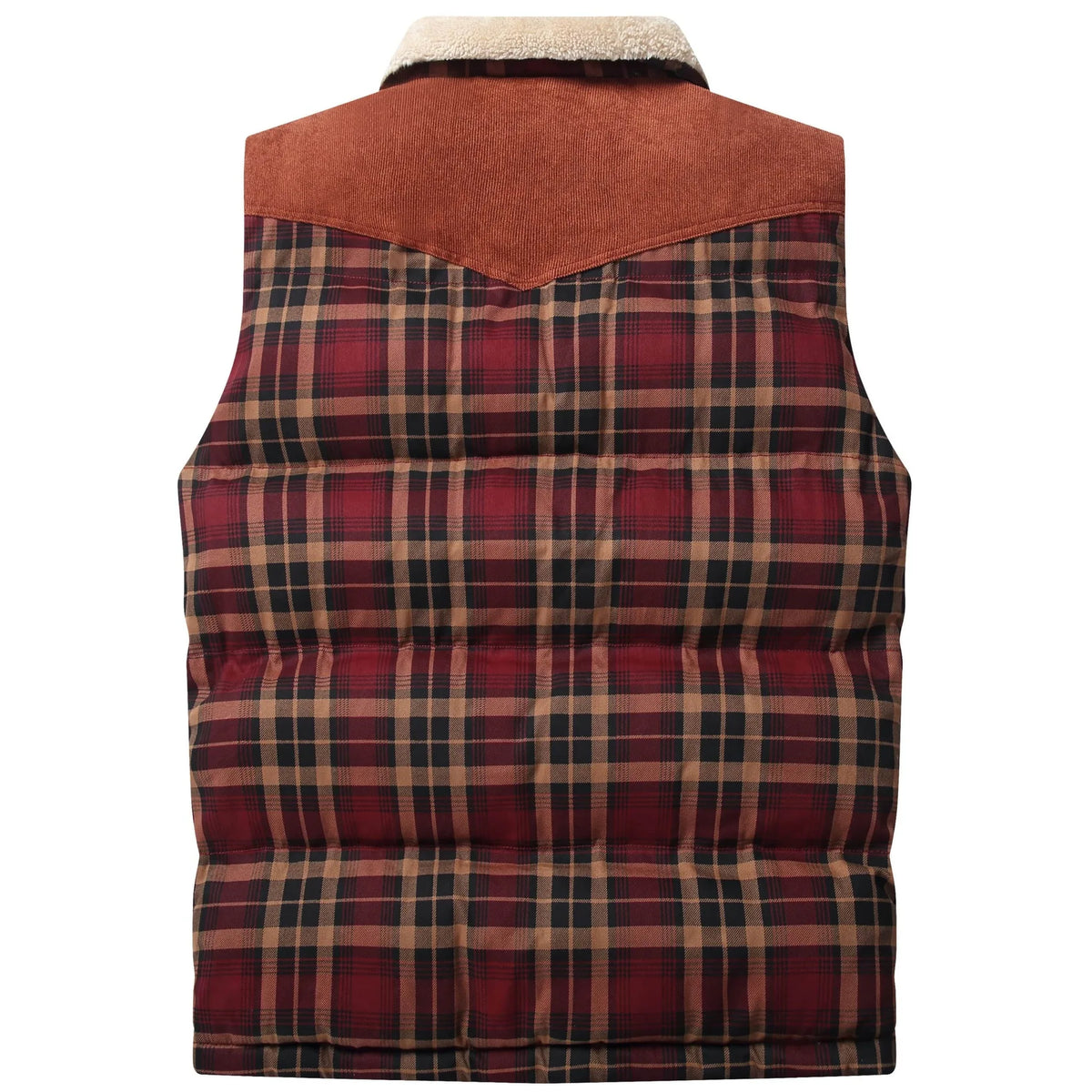 Men's Gilet in Plaid