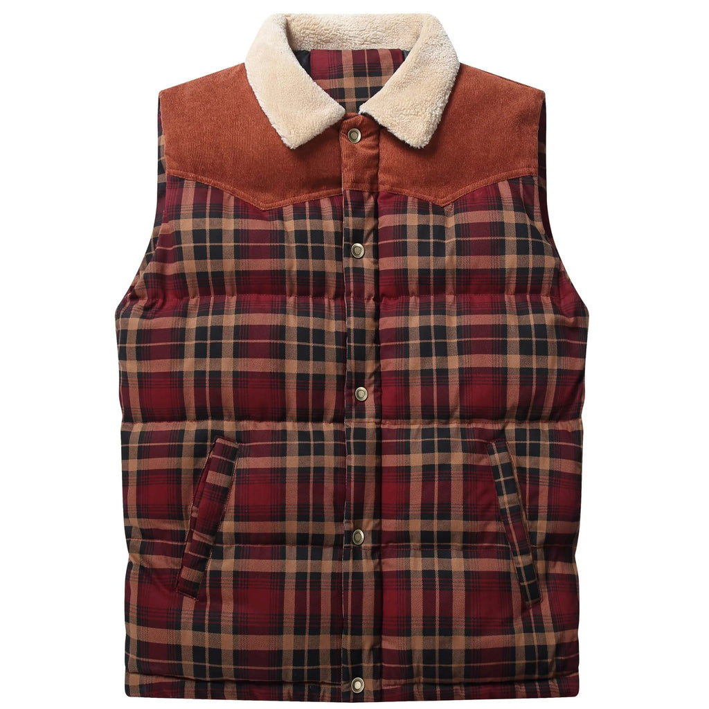Men's Gilet in Plaid