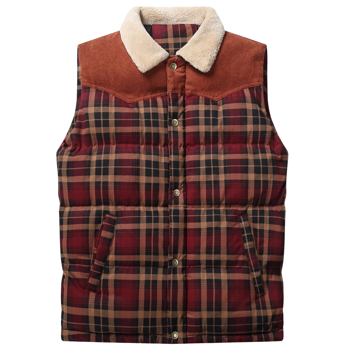 Men's Gilet in Plaid