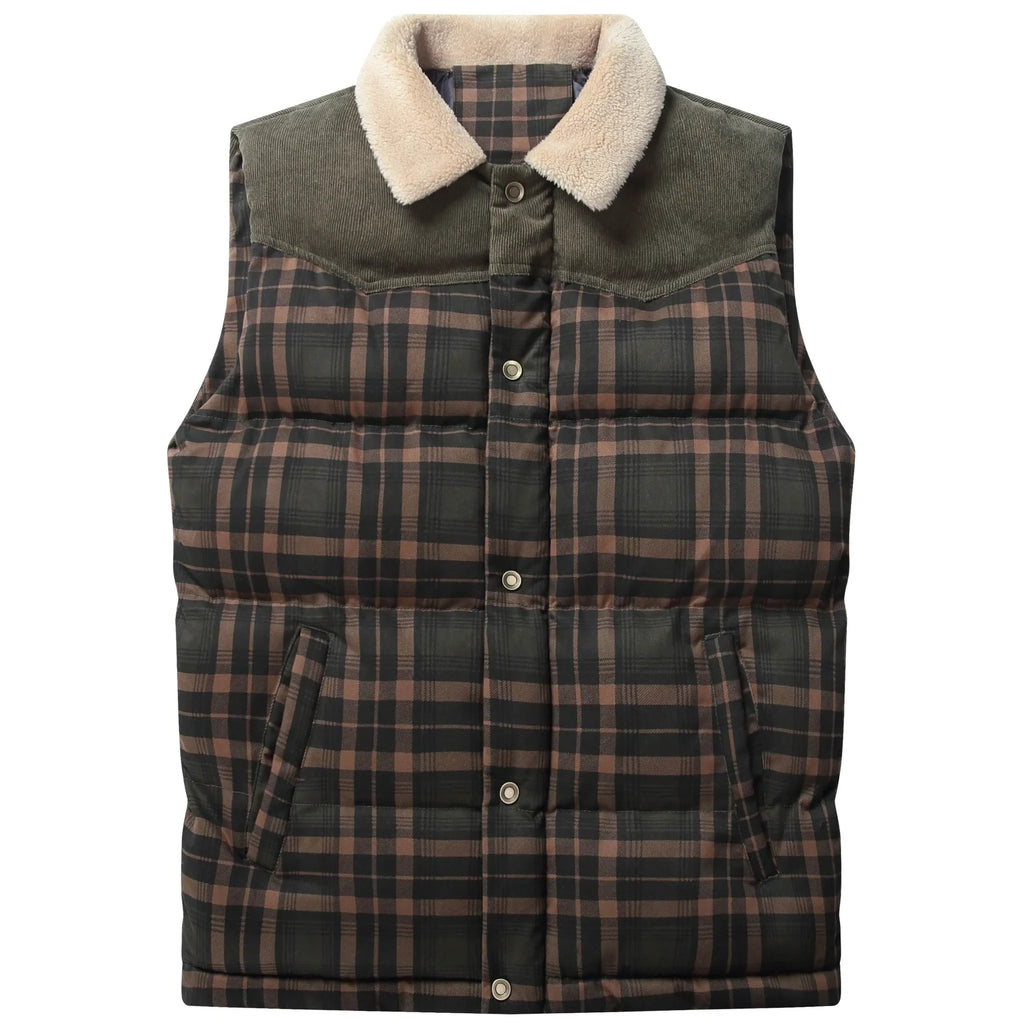 Men's Gilet in Plaid