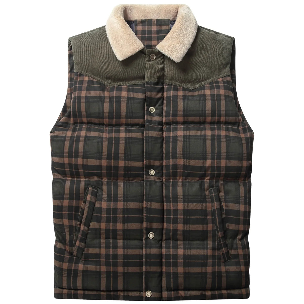 Men's Gilet in Plaid