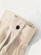 Men's Ribbed Long Sleeve Shirt with Chest Pocket
