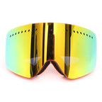 Men's Mirrored Ski Goggles – Anti-Fog Dual-Lens Snowboard and Motocross