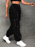 Women's Wide-leg Cargo Trousers