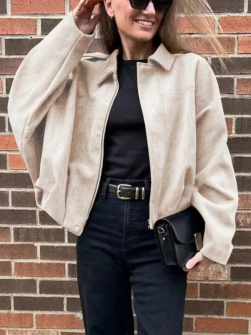 Women's Oversized Bomber Jacket