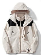 Men's 3-in-1 Outdoor Jacket – Hooded Winter Layer