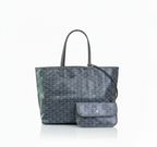 Women's Patterned Tote Bag with Matching Pouch - Large Shopper Bag