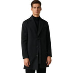 Men's Full-Length Winter Overcoat – Straight Cut