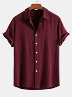 Men's Textured Two-Piece Set – 7 Colour Options