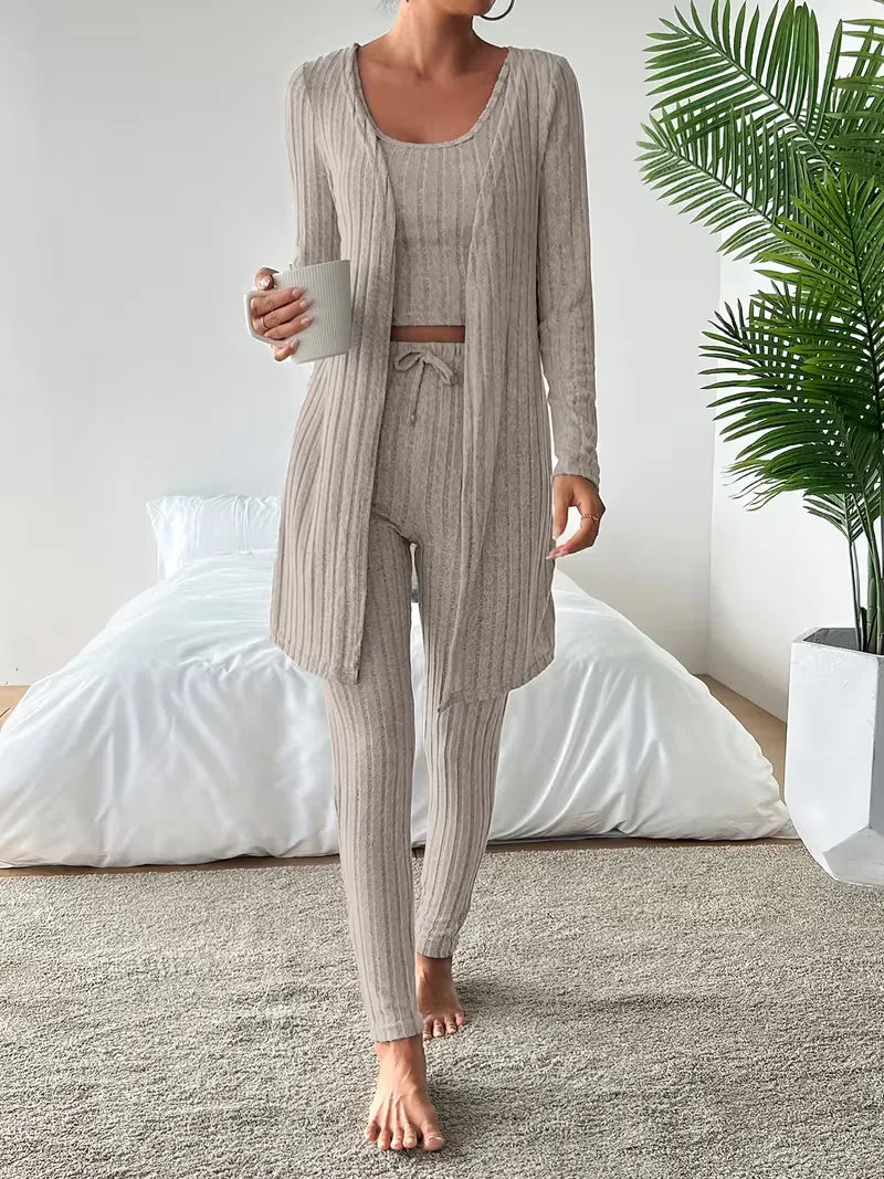 Women's Three-piece Trouser Lounge Set