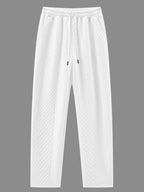 Men's Jacquard Polo and Trouser Lounge Set