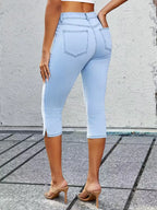 Women's Skinny Jeans with split hem