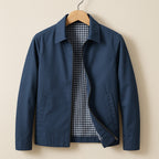 Men's Lined Jacket – Streamlined Cut, Checked Lining