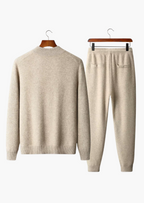 Men's Fine-Knit Lounge Set – Jumper and Trousers