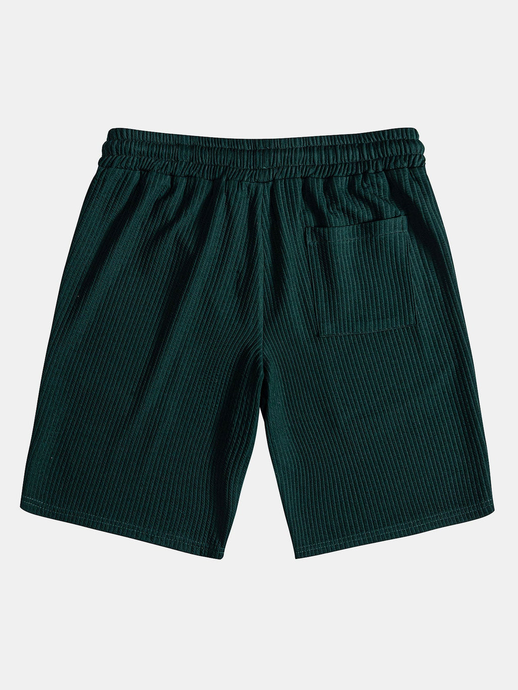 Men's Muscle Fit Ribbed Shirt and Shorts Set