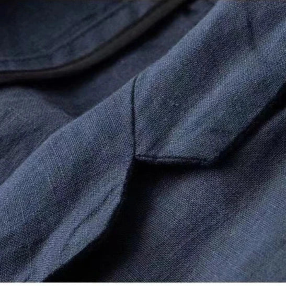 Men's Pure Linen Suit Set – Lightweight Shirt and Trousers