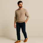 Men's Suede-Look Driving Loafers – Buckle Detail