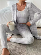 Women's Three-piece Trouser Lounge Set