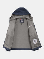Men's Hooded Polar Fleece Jacket – Warm Full Zip Outdoor Layer