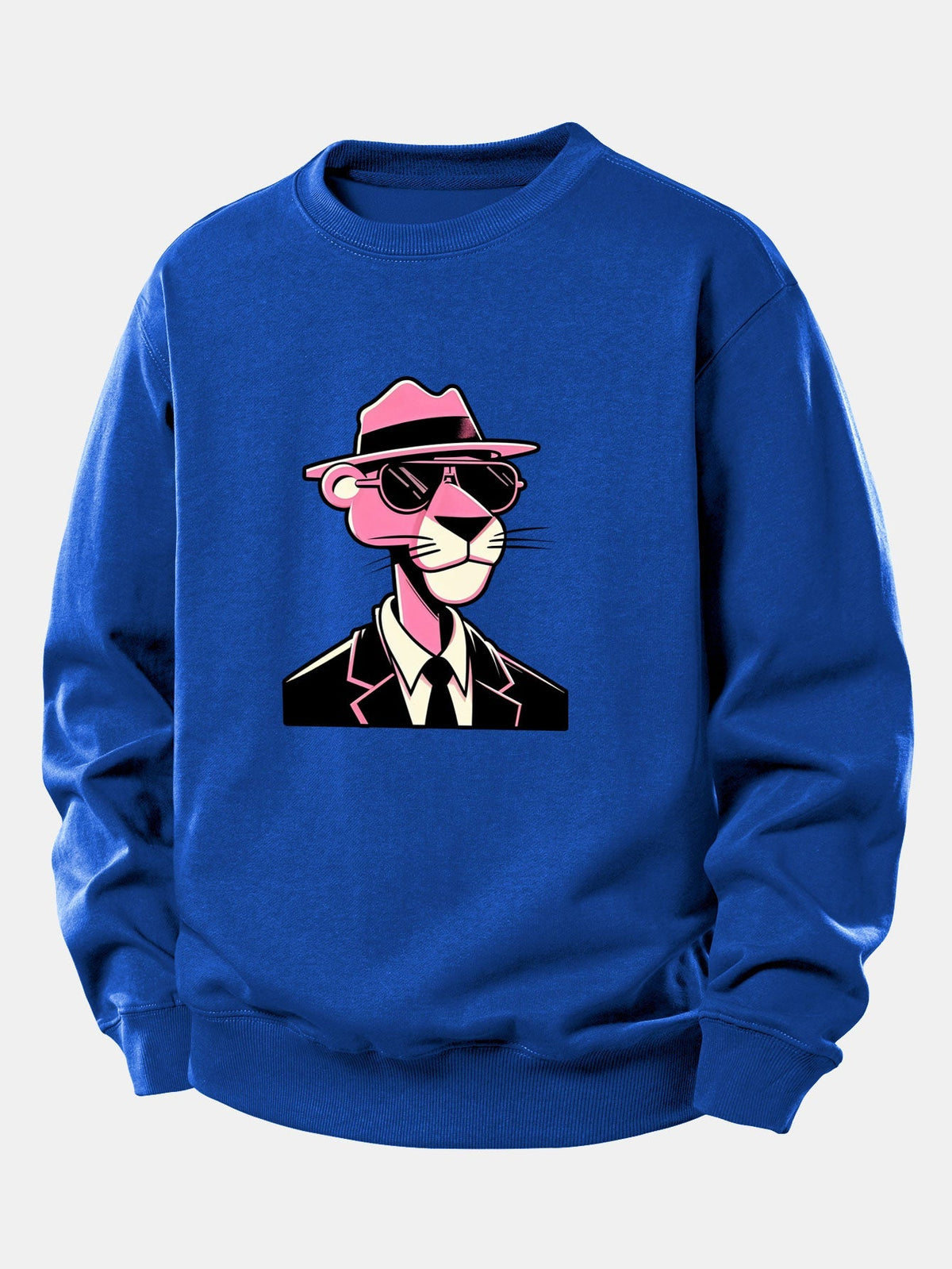 Men's Relaxed Fit Graphic Crew Neck Sweatshirt