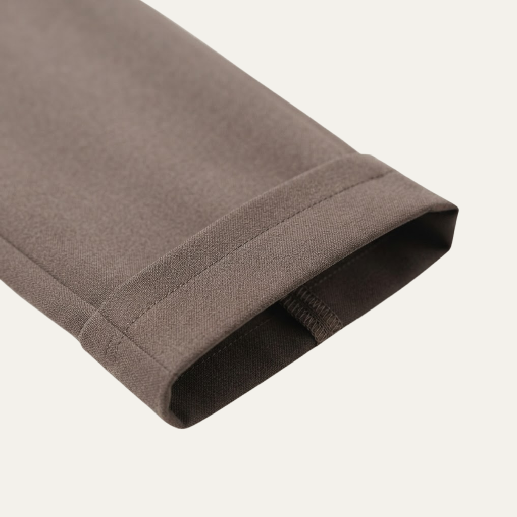Men's Slim-Fit Stretch Dress Trousers – Flat Front