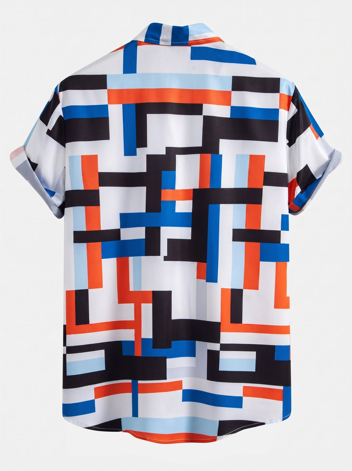 Men's Printed Shirt and Swim Shorts Co-Ord