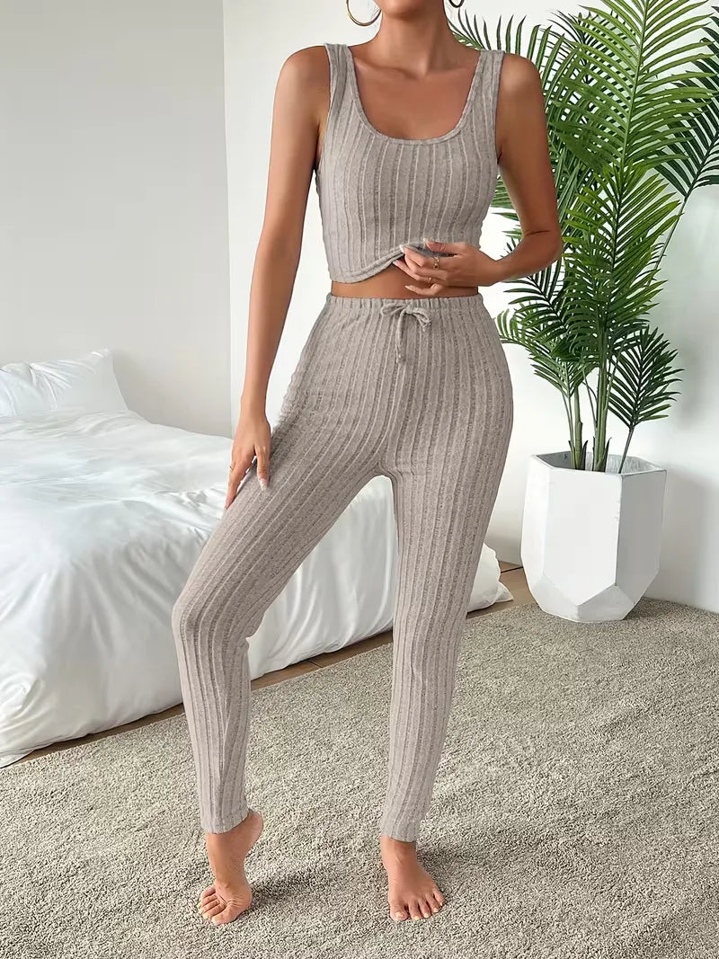 Women's Three-piece Trouser Lounge Set