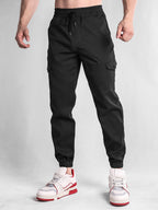 Men's Sherpa-Lined Cotton Jacket and Cargo Jogger Set