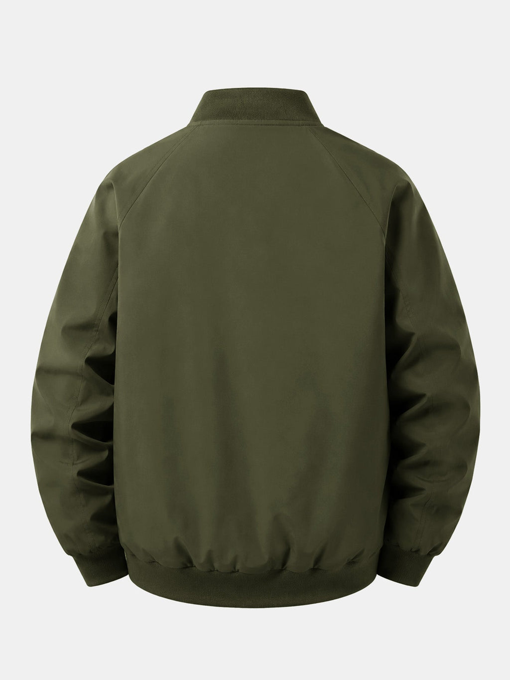 Men's Relaxed Fit Bomber Jacket – Printed Zip-Up Lightweight Casual