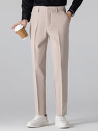 Men's Viscose Knit Shirt and Tapered Trousers Set