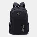 Unisex Multi-Compartment Nylon Backpack – Large-Capacity School and Travel