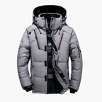 Men's Weather-Resistant Hooded Down Jacket