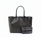 Women's Patterned Tote Bag with Matching Pouch - Large Shopper Bag