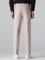Men's Textured Zip Polo and Slim Trouser Set