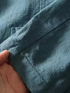 Men's Single-Breasted Blazer with Notch Lapel