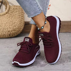 Women's Knitted Trainers with breathable mesh