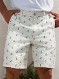 Men's Anchor Print Shorts