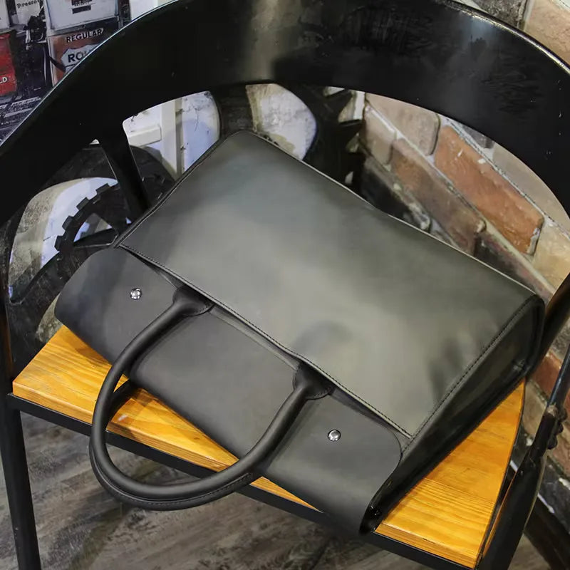 Structured Laptop Bag with Double Handles