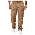 Men's Utility Cargo Trousers – Relaxed Multi-Pocket Trousers