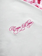 Men's Printed Raglan Longsleeve with Embroidered Chest