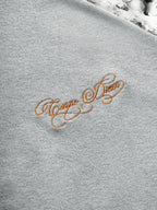 Men's Printed Raglan Longsleeve with Embroidered Chest