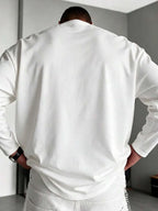 Men's Longsleeve with Faith-inspired Print