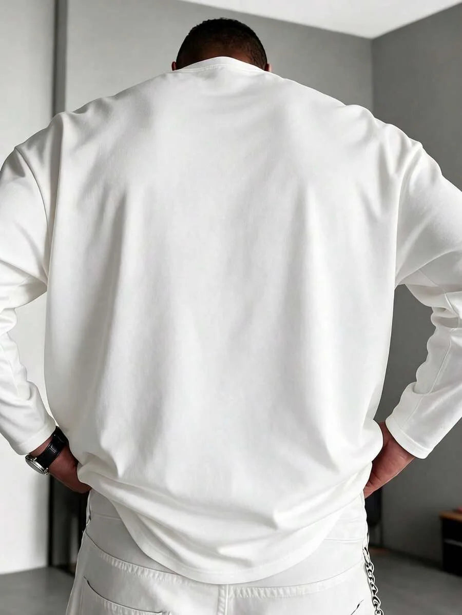 Men's Longsleeve with Faith-inspired Print