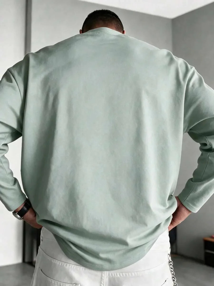 Men's Longsleeve with Faith-inspired Print