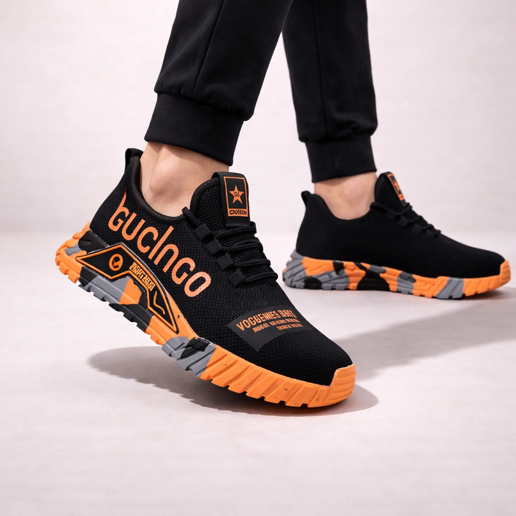 Men's Lightweight Safety Trainers – Breathable Steel-Toe Work Shoes