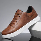 Men's Low-Top Lace-Up Trainers – Contrast Sole