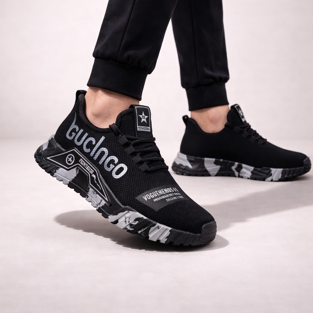 Men's Lightweight Safety Trainers – Breathable Steel-Toe Work Shoes