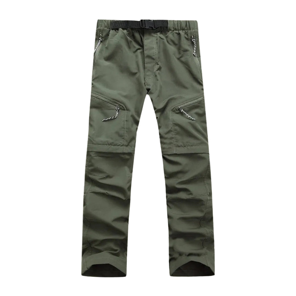 Men's Convertible Hiking Trousers – Zip-Off Outdoor Pants